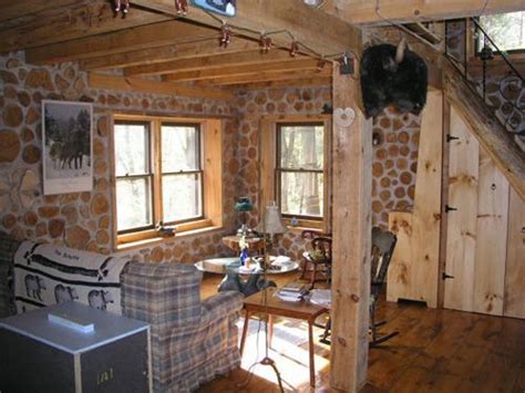 Cordwood Home interior | Cordwood homes, House interior, Home