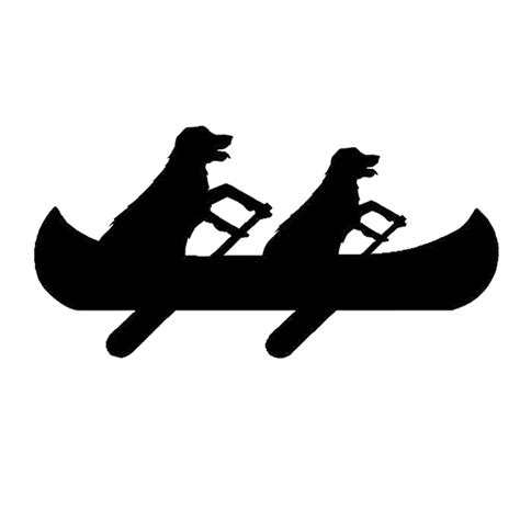 15.7CM*7.9CM Interesting Cartoon Canoeing Silhouette Sports Vinyl Car ...