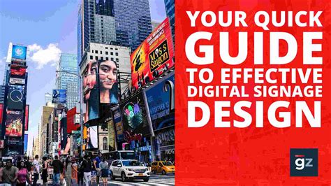 Your Quick Guide to Effective Digital Signage Design