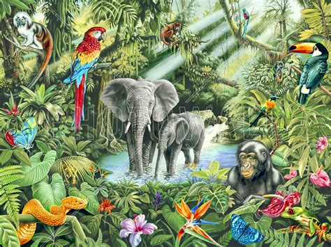 Jungle – popular wall mural | Jungle mural, Jungle wall mural, Jungle art