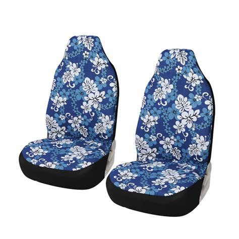 Aliexpress.com : Buy Dewtreetali 2pcs Car Bucket Seat Covers Blue Flower Print Cotton Car ...