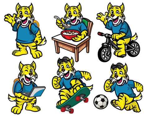 Bobcat Mascot Illustrations, Royalty-Free Vector Graphics & Clip Art - iStock