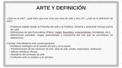 Arte y Definición by on Prezi