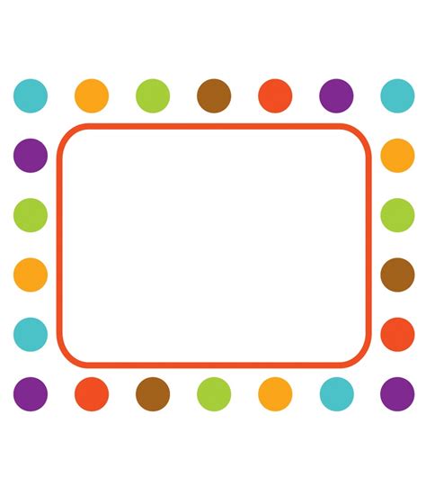 Polka Dot Border Clipart | Free download on ClipArtMag