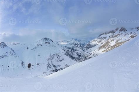 High mountains under snow in the winter 10680190 Stock Photo at Vecteezy