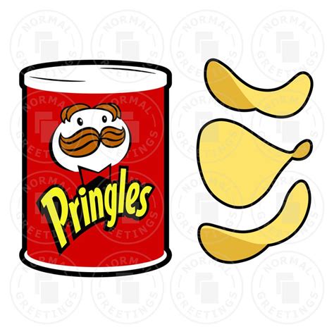 Pringles Potato Chips SVG Can of Pringles Bag of Chips PNG - Etsy Sweden