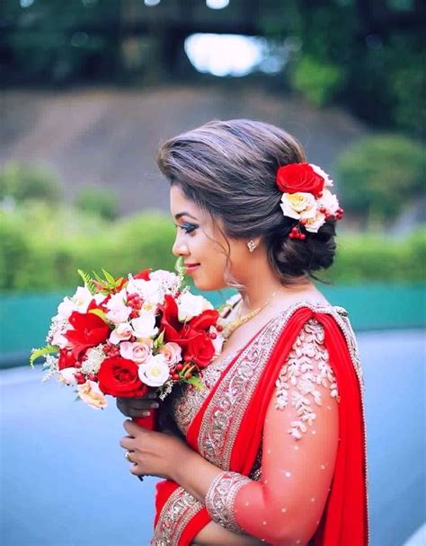 Homecoming hairstyles in Sri Lanka | Unconventional wedding dress, Indian wedding hairstyles ...