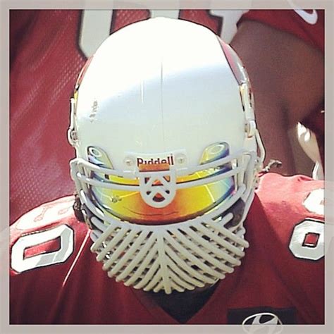 ONE WORD to describe Darnell Dockett's new face mask? | Football ...