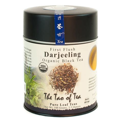 The Tao of Tea, First Flush Darjeeling Black Tea, Loose Leaf, 3.5 Ounce ...