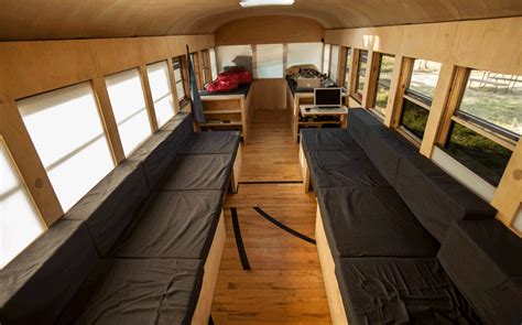 School Bus Conversion Transforms the Vehicle into Spacious Tiny Home