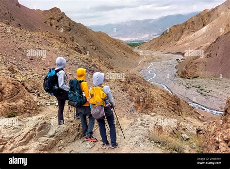 Trekking to the Stok La, Ladakh, India Stock Photo - Alamy