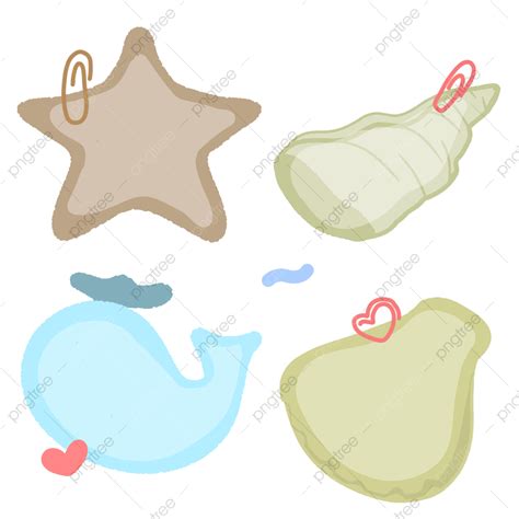 Sticker Notes PNG Image, Sea Animals Sticker Note, Note, Stickers ...