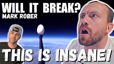 CRAZIEST VIDEO EVER! Mark Rober Egg Drop From Space (FIRST REACTION!) - YouTube