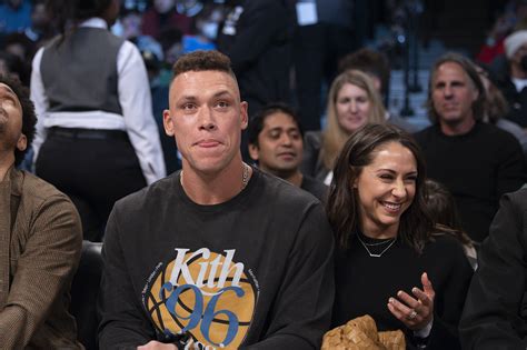 Aaron Judge, wife attend Nets loss after trash-filled end to Yankees ...