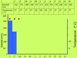 Climate graph Brazil | Teaching Resources