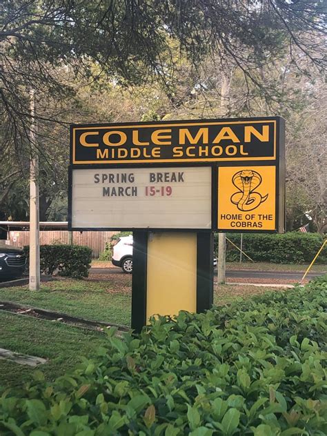 Coleman Middle School PTSA - Middle School - Tampa, Florida - 870 Photos | Facebook