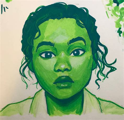 Portrait study with acrylic markers by KaitlinArts on DeviantArt