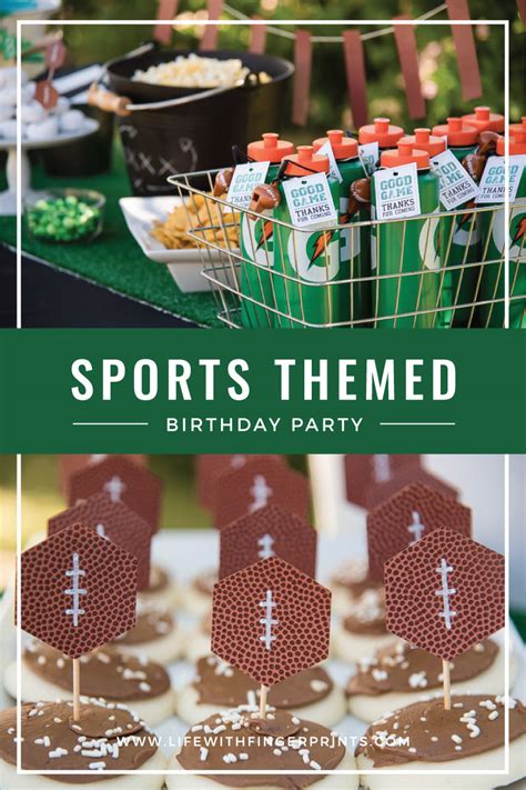 Sports theme birthday party | Life With Fingerprints