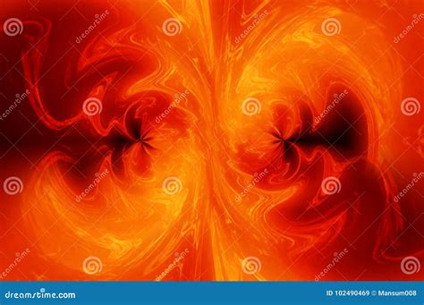 Art Red Fire Abstract Pattern Background Stock Illustration ...