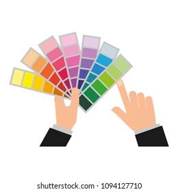 Hand Menu Color Palette Graphic Design Stock Vector (Royalty Free) 1094125658 | Shutterstock