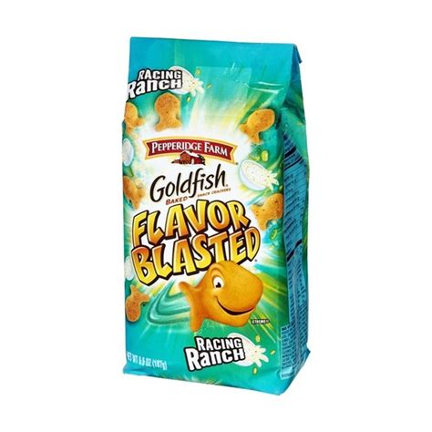 Goldfish Pepperdige Farm Goldfish Flavor Blasted Racing Ranch Baked Snack Crackers (6.6 oz ...