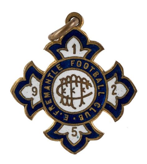 East Fremantle Football Club: 1925 membership fob - Sporting - AFL/VFL ...