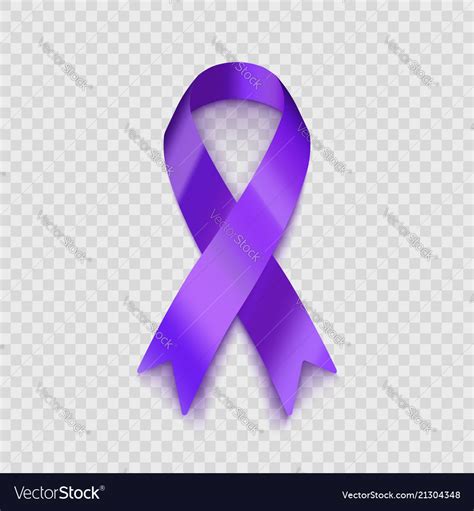 Stock purple ribbon Royalty Free Vector Image - VectorStock