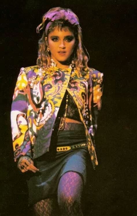 Madonna singing Dress You Up for The Virgin Tour | Madonna 80s, Madonna ...