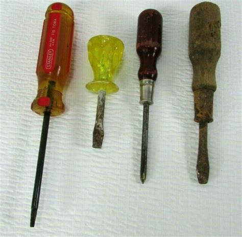 Vintage Stanley LOT (4) Screwdrivers 2731 & Torx 64-552 T15 Made USA | eBay