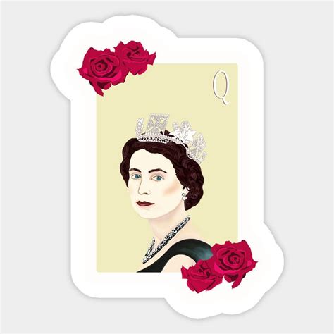 Queen Elizabeth Ii Sticker | Queen elizabeth ii, Elizabeth ii, Queen ...