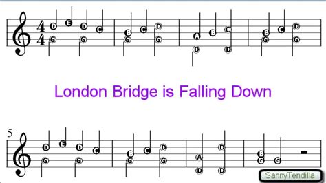 Bon sentiment barbe potdevin london bridge is falling down piano ...