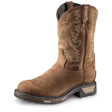 Tony Lama Men's Waterproof TLX Cowboy Work Boots - 655419, Cowboy & Western Boots at Sportsman's ...