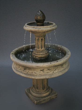 Column Base Tiered Water Fountain