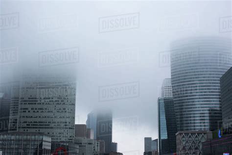 Foggy cityscape - Stock Photo - Dissolve