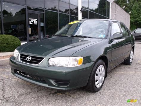 2001 Woodland Green Pearl Toyota Corolla LE #37493238 | GTCarLot.com - Car Color Galleries