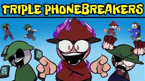 Friday Night Funkin' Triple Phonebreakers | VS Dave and Bambi (FNF Mod ...