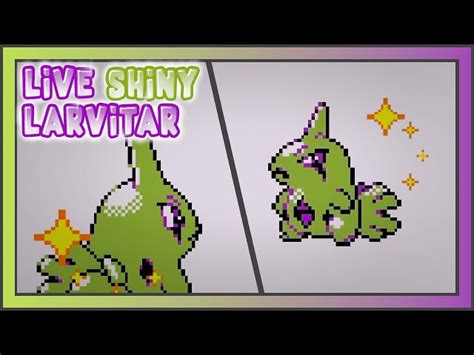 Shiny Larvitar Sprite