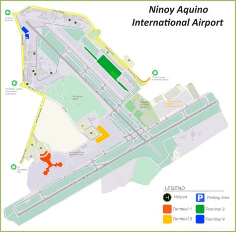 Ninoy Aquino Airport Map