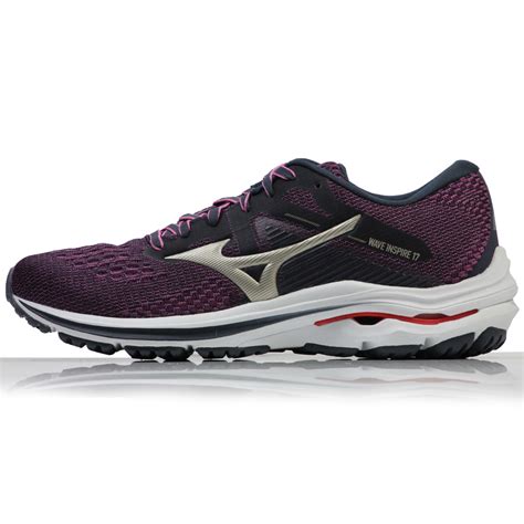 Mizuno Wave Inspire 17 Women's Running Shoe - India Ink/Platinum Gold ...