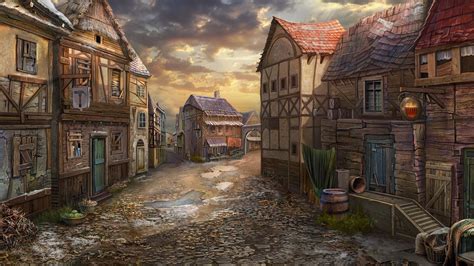 Resultado de imagem para medieval cities landscape | Fantasy city, Fantasy town, Fantasy landscape