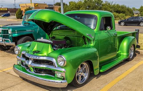 Custom Chevy Pickup | Beautiful Candy Apple Green custom Che… | Kool Cats Photography over 15 ...