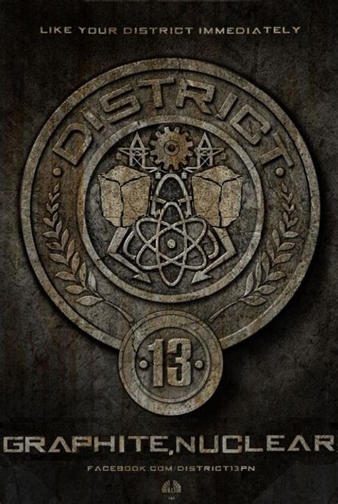 This is District 13 symbol or medal which is for necular power and graphite. | Hunger games ...