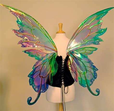 Delia 3 panel large fairy wings in your choice of colors