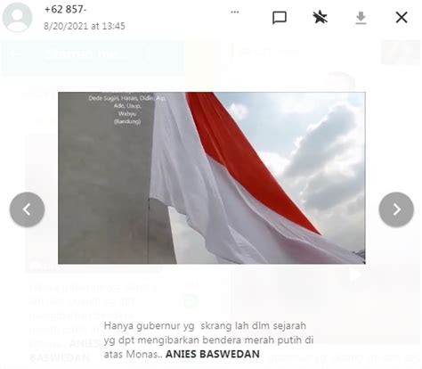 Cek Fakta Benarkah Pengibaran Bendera Merah Putih di Monas hanya Era ...