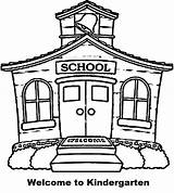 Welcome To Kindergarten School coloring Page  Download Print Or Color sketch template