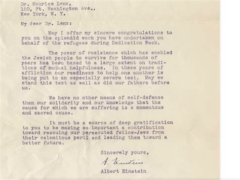 Albert Einstein Letter To President Roosevelt