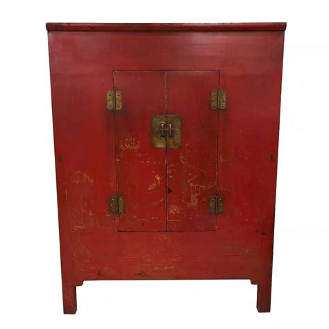(SOLD) Antique 19th Century Chinese Wedding Cabinet | Housatonic Trading Co.