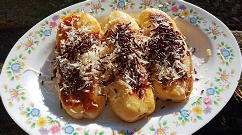 Resep PISANG BAKAR COKLAT KEJU Yang Enak Dan Mudah! - YouTube