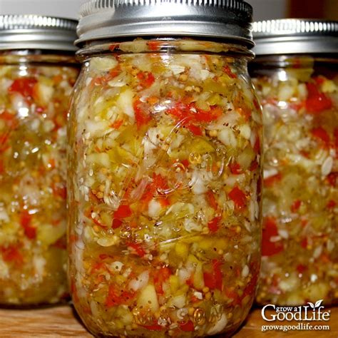 Zucchini Relish Canning Recipe