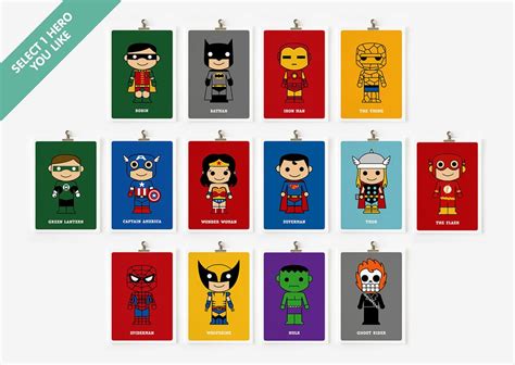 Cute Cartoonish Superhero Art Prints | Gadgetsin